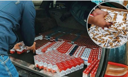 У Коломиї поліція зупинила Mercedes, де було підроблених цигарок на понад чверть мільйона гривень
