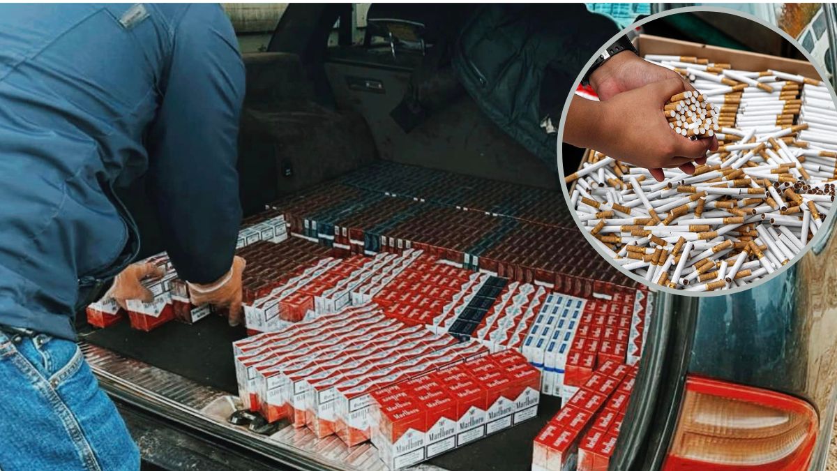 У Коломиї поліція зупинила Mercedes, де було підроблених цигарок на понад чверть мільйона гривень