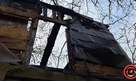 Ввечері 31 жовня сталась пожежа на дитячому майданчику в селі Королівка