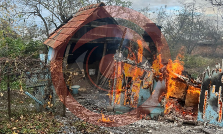 Пожежа на Городенківщині: від будівлі майже нічого не залишилося
