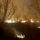 На Коломийщині масштабна пожежа сухостою