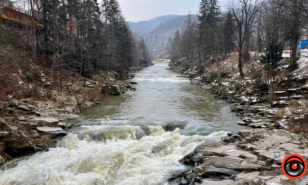 Який водоспад «Пробій» в Яремче сьогодні?