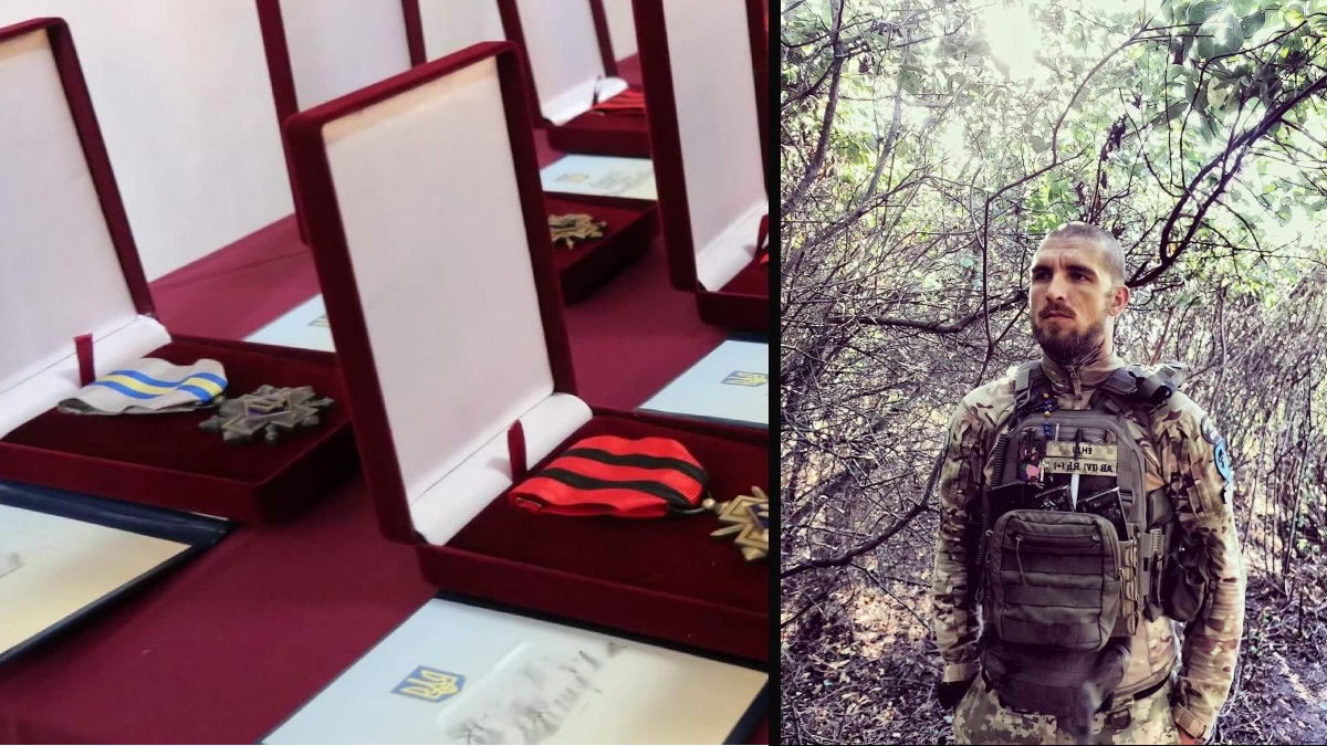25-річний воїн із Надвірнянської ТГ отримав нагороду від Залужного