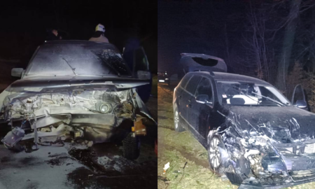 24 лютого на Прикарпатті в автотрощі зіткнулися дві легкові автівки