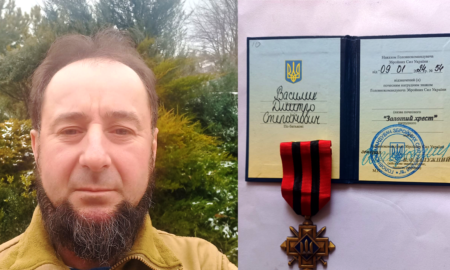 Військослужбовця з Городенківщини Дмитра Василика нагородили відзнакою від Залужного