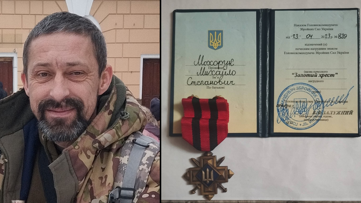 Захисник з Коломийщини нагороджений почесною відзнакою від Головнокомандувача ЗСУ