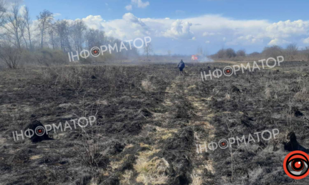 На Коломийщині вогонь знищив сотні метрів землі