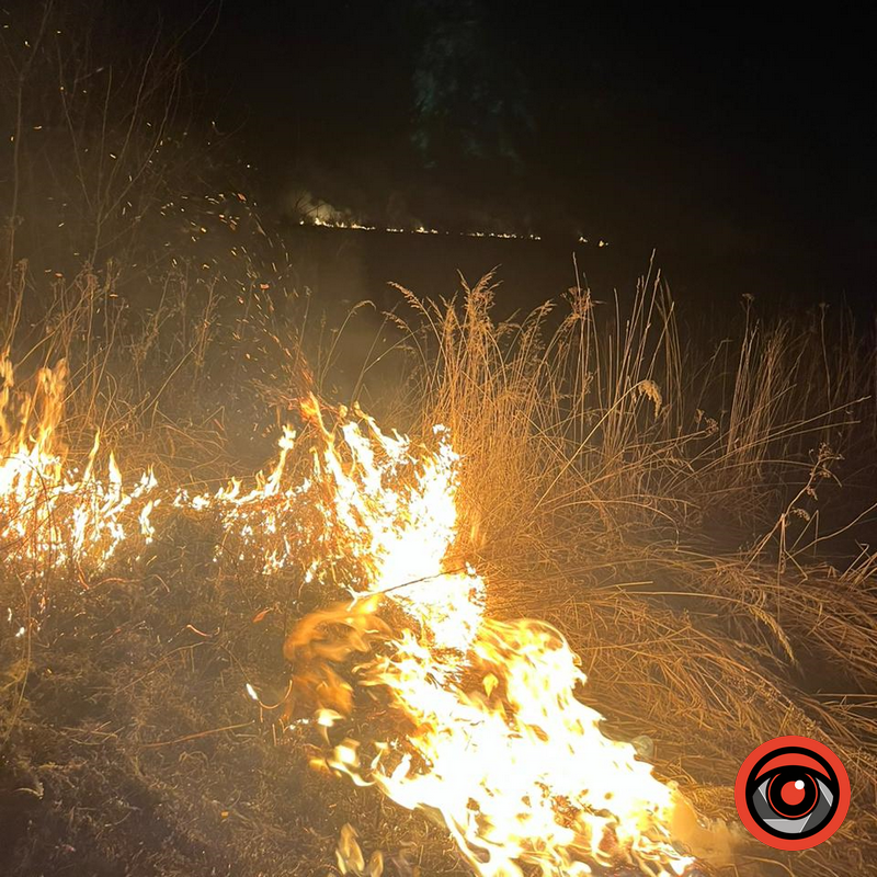 У Коломиї вогнеборці гасили пожежу біля сміттєзвалища