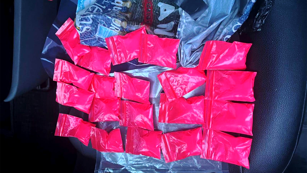 У Лісній Слобідці правоохоронці знайшли в автівці 20 зіп пакетів з наркотиками