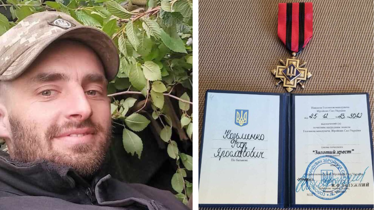 Захисник з Печеніжина нагороджений почесною відзнакою від Головнокомандувача ЗСУ