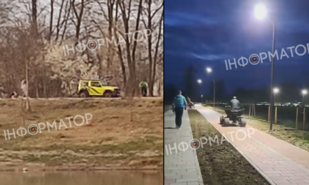 Поліція перевіряє випадки їзди квадроциклом та авто по пішохідних доріжках Шевченківського озера