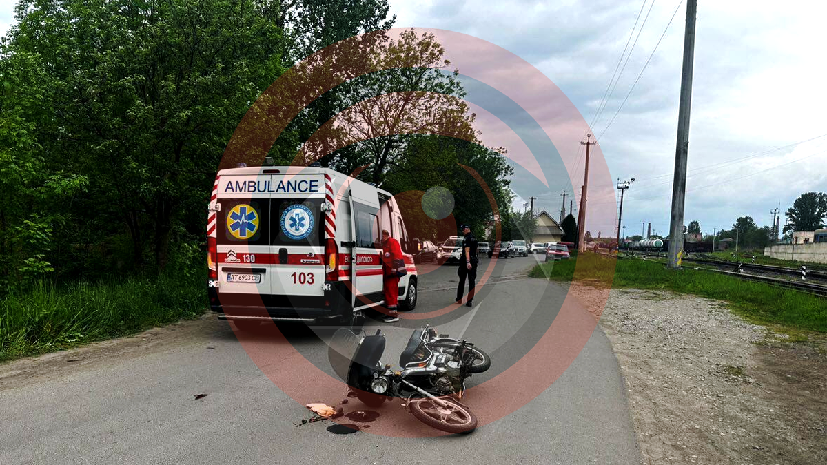 У ДТП в Коломиї травмувався мотоцикліст