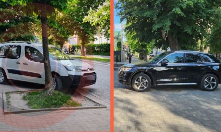 Один бульвар - два зухвалих паркування: фотофакт з Коломиї