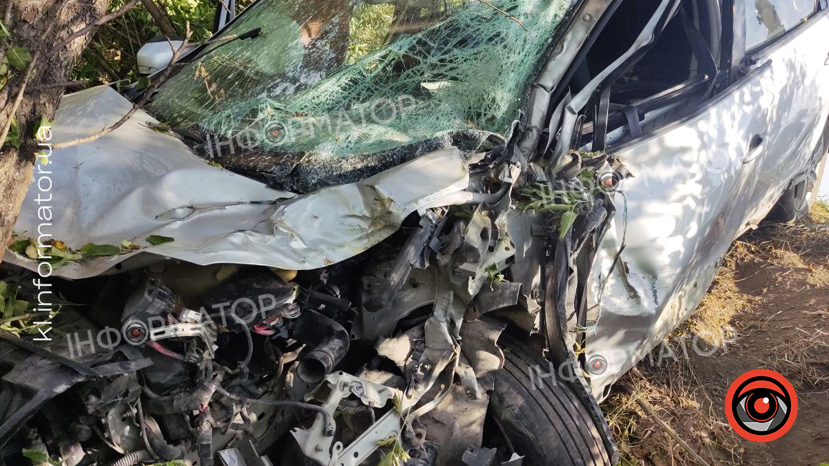 ДТП на Коломийщині: мінівен вилетів з дороги і врізався в дерево