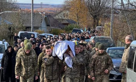 У Лісному Хлібичині попрощалися із молодим воїном Андрієм Андрусишином