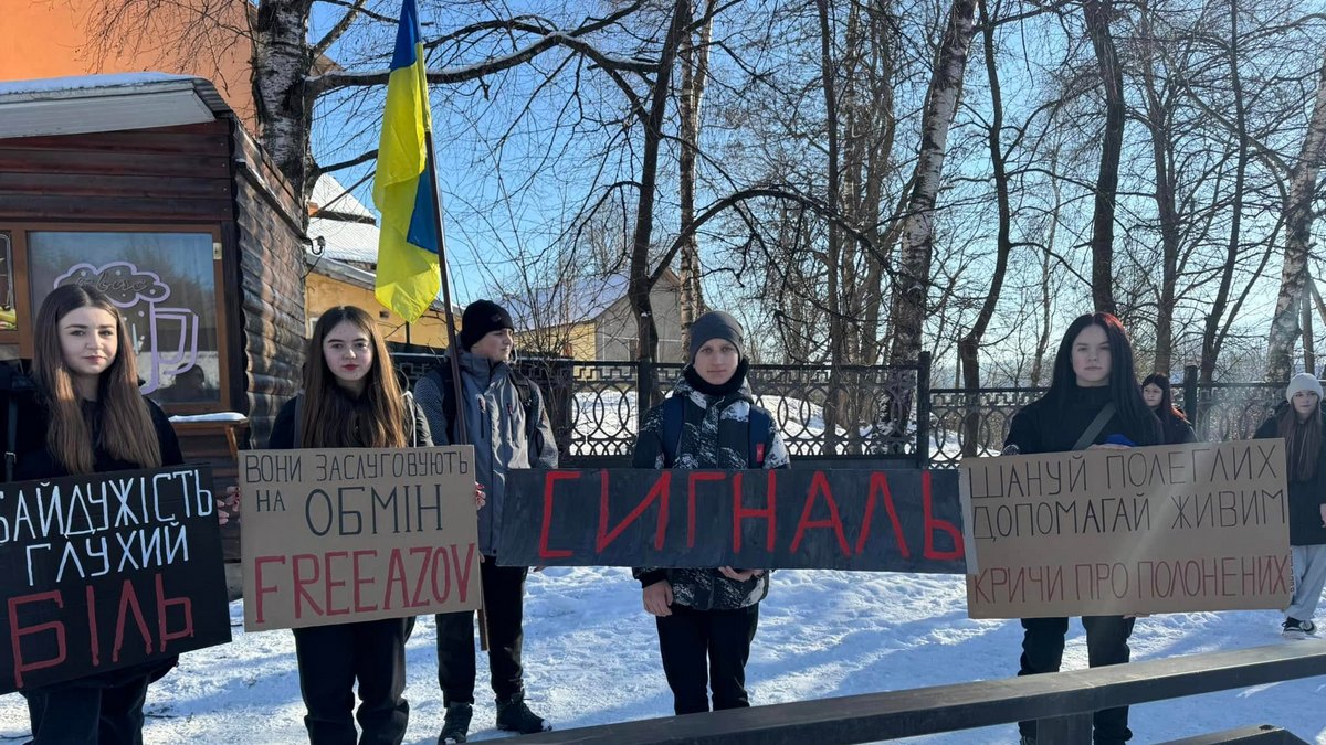 У Косові вперше провели акцію “Не мовчи! Полон вбиває!”