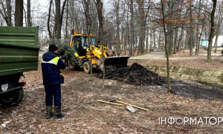 З дна ріки у міському парку Коломиї вивезли кілька причепів багна | ВІДЕО