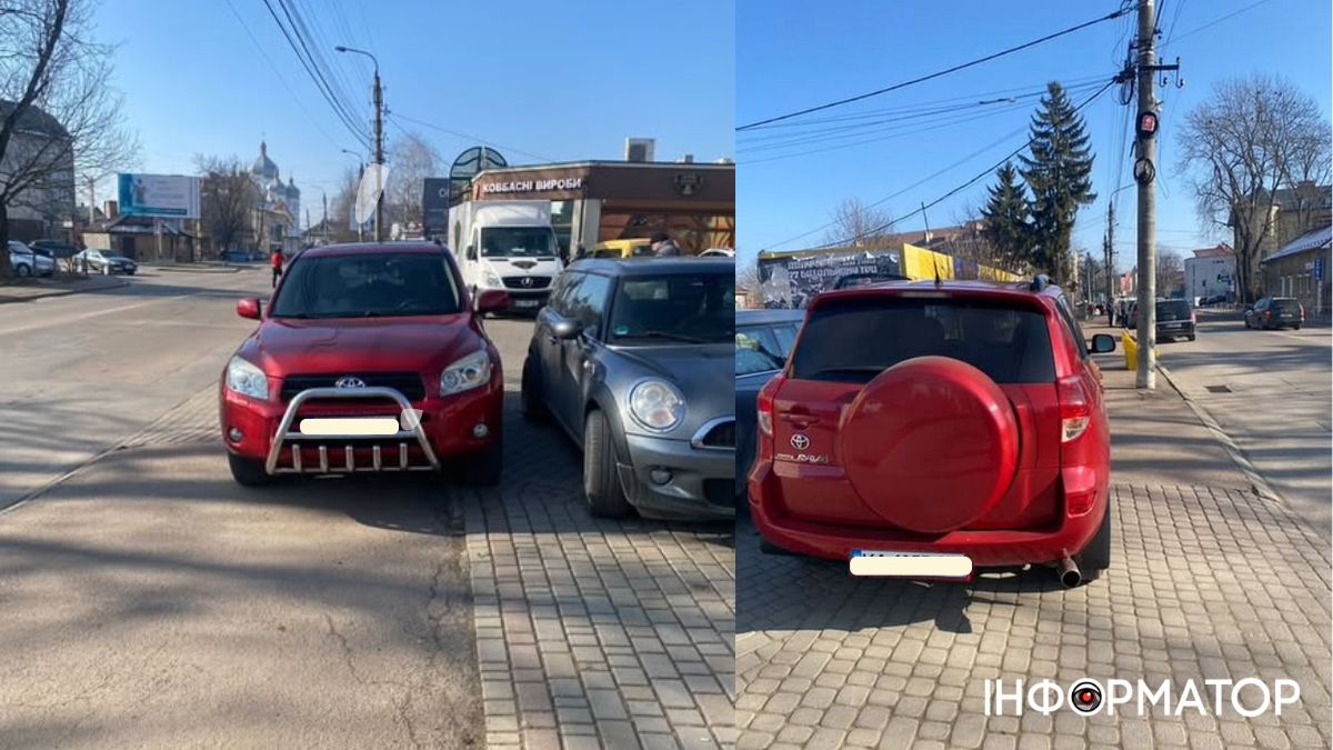 Ні кроку зайвого: новий випадок рагульського паркування у Коломиї