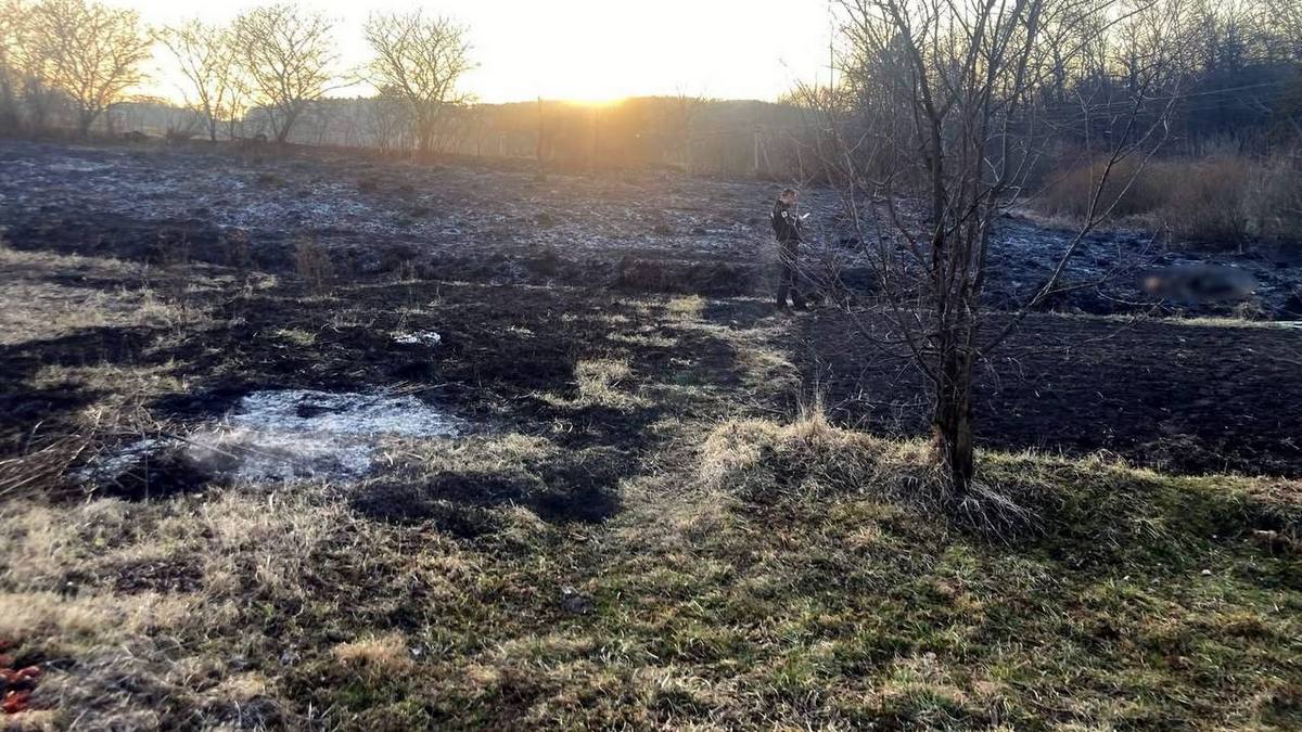 На Тлумаччині в пожежі сухостою загинула жінка